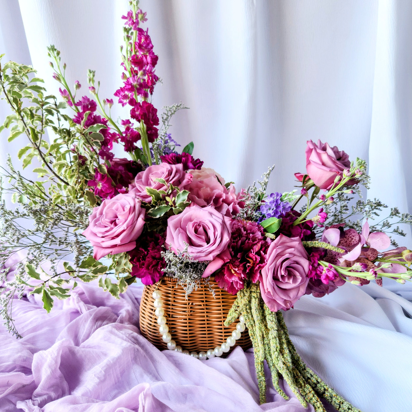 Lovely Purples floral arrangement 2